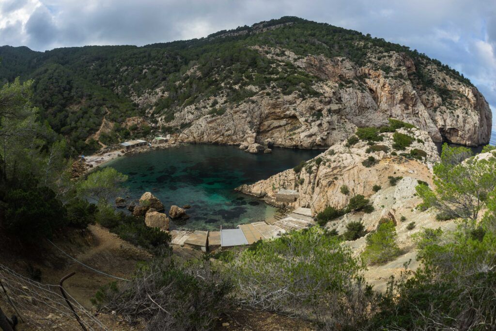 Roman ruins coast of Ibiza