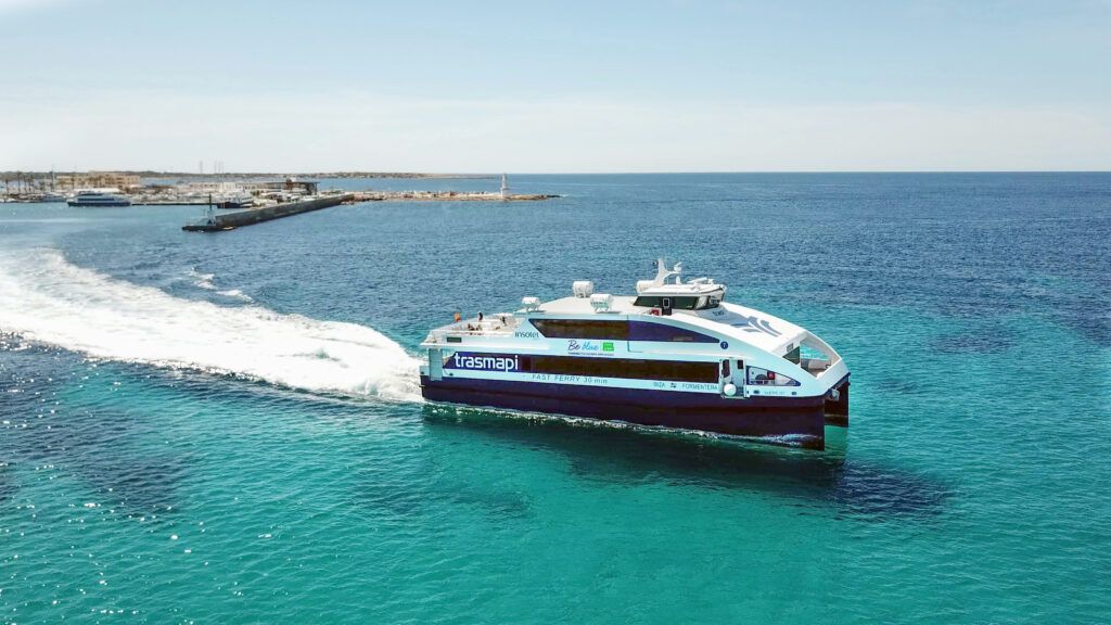 Trasmapi, the 'fast ferry' that connects Ibiza and Formentera