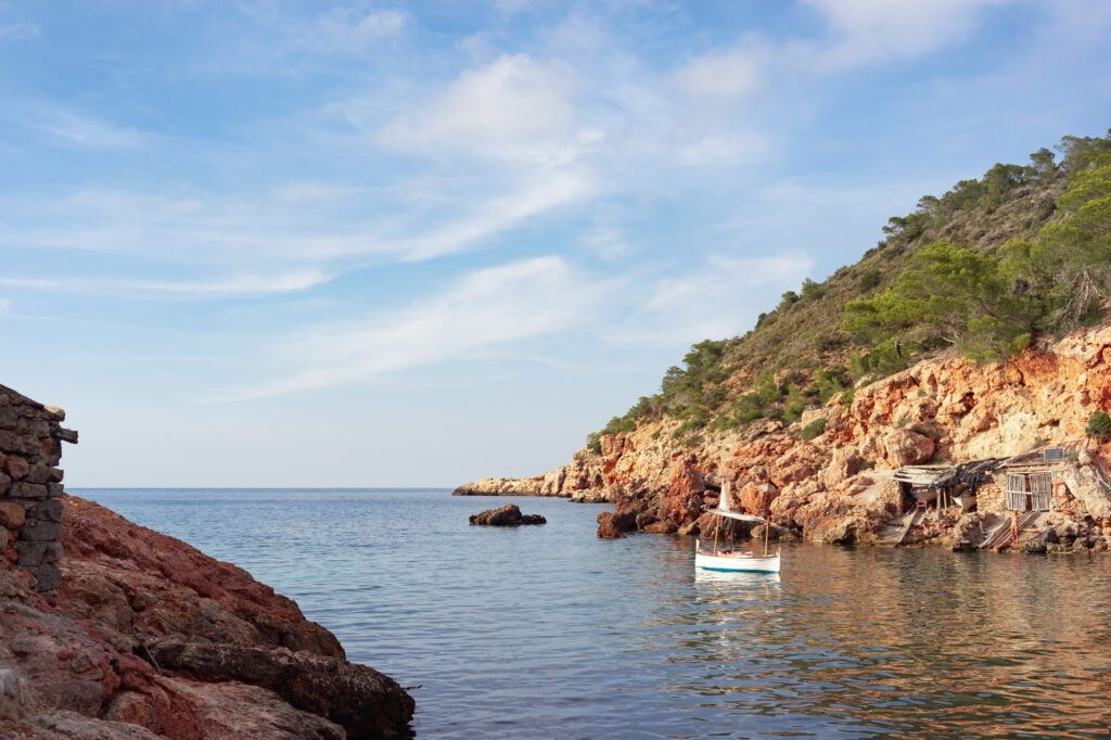 Ibiza coves and beaches, cala Xuclà