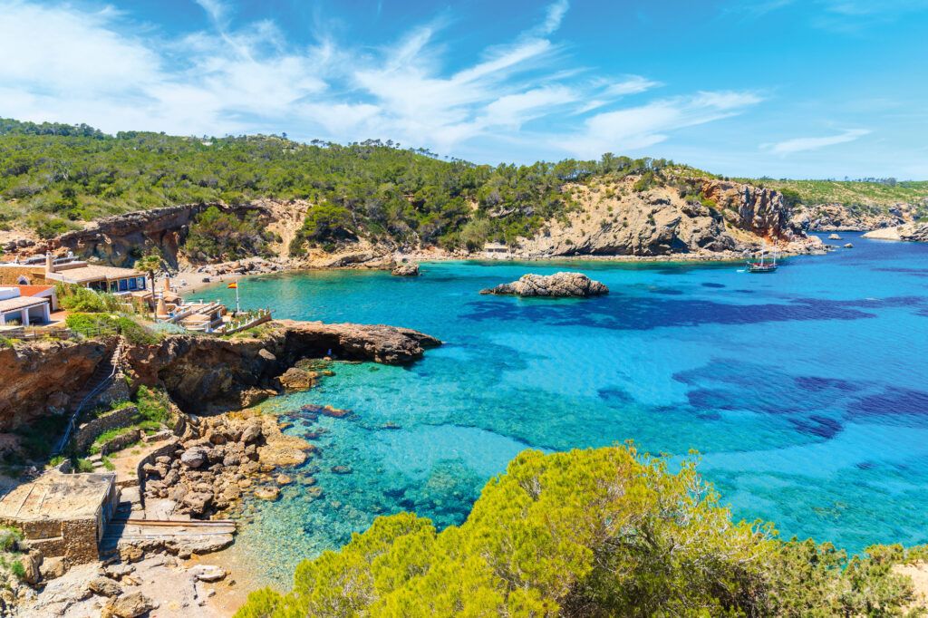 Ibiza coves and beaches, cala Xarraca